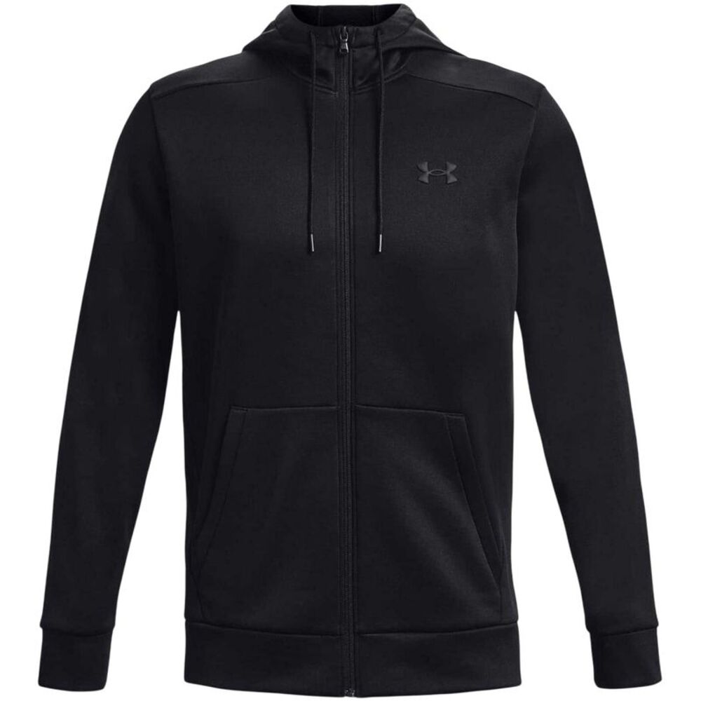 Under Armour Mens Fleece Full Zip Hoodie / Black